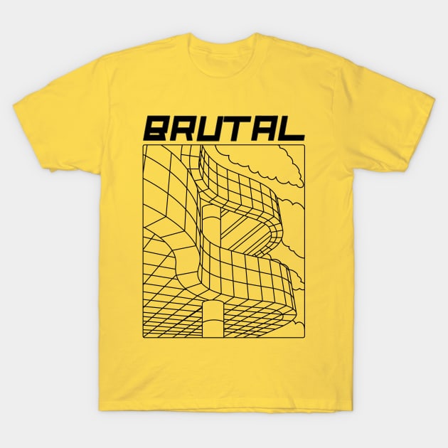 Brutal Architecture, Architects, Builders, Designers Gift T-Shirt by Style Conscious